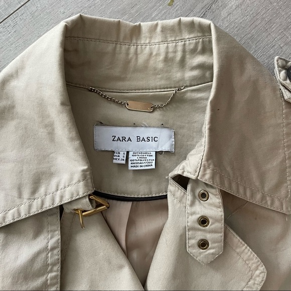 Zara Basic Coat Dress with Belt - Picture 4 of 9